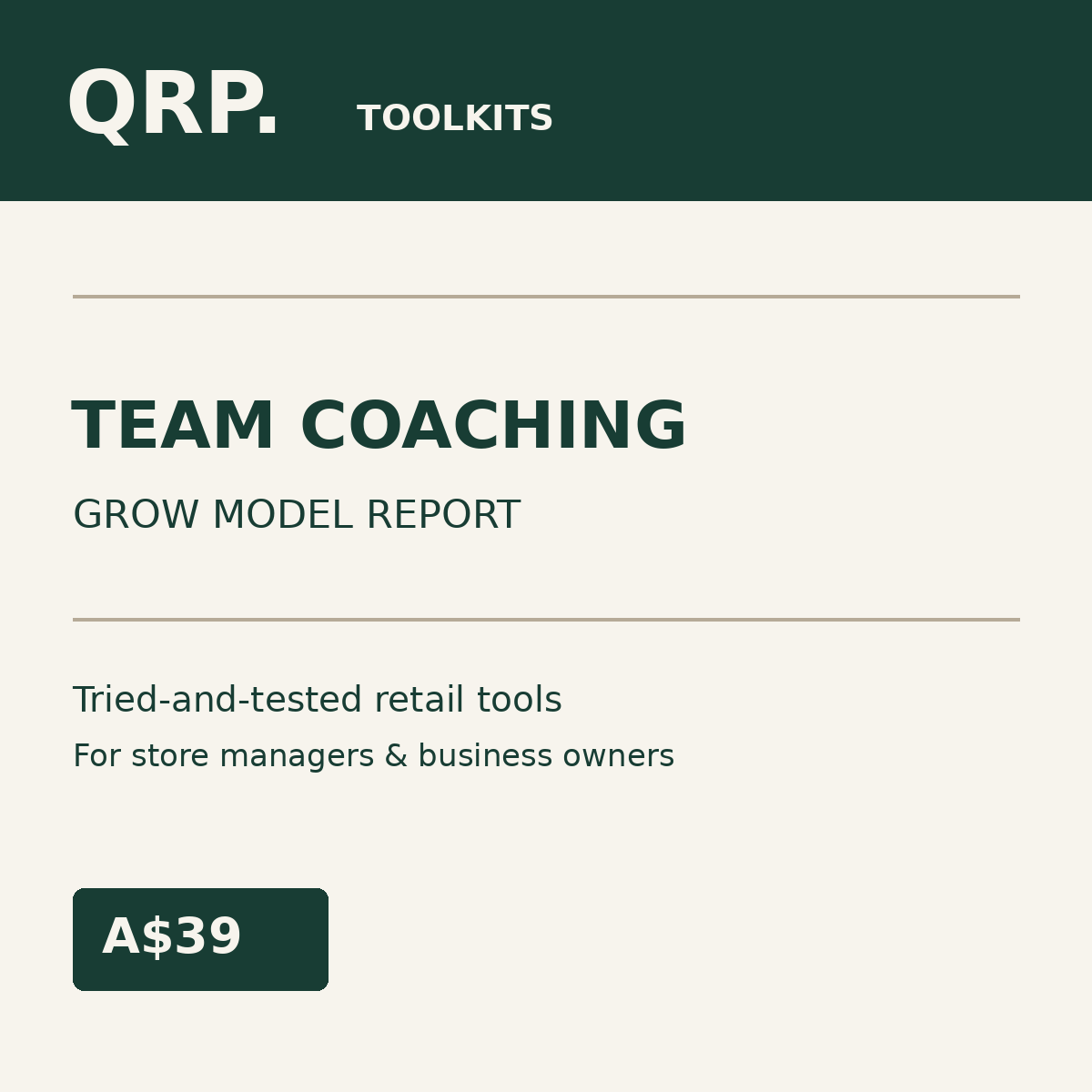 QRP Toolkits branded product cover